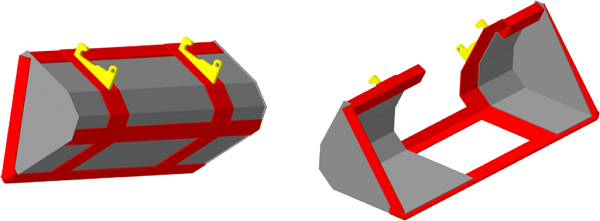 КОВШ ФРОНТАЛЬНЫЙ УСИЛЕННЫЙ