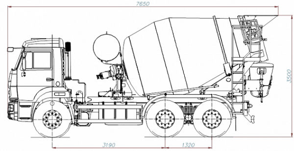 АВТОБЕТОНОСМЕСИТЕЛЬ 58145Y