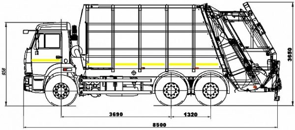 4ef57958d5a3ab79d1da1127a7421e7a МУСОРОВОЗ С ЗАДНЕЙ ЗАГРУЗКОЙ 585180