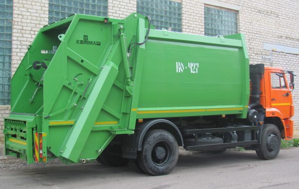 МУСОРОВОЗ С ЗАДНЕЙ ЗАГРУЗКОЙ КО-427-72