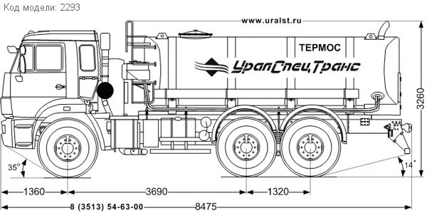 АCPT-10NO_UST_5453_Kamaz_43118_nasos_emkost'_obogrev_sp_mesto_2 АЦПТ-10НО УСТ 5453 Камаз 43118 насос, емкость обогрев, сп. место